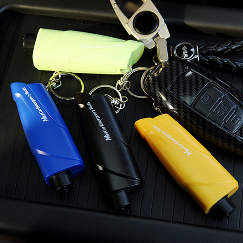 1 buc. Ciocan portabil de siguranță pentru scaune auto, sticlă auto, spargător de geamuri pentru mașină, care salva viața, instrument de salvare, tăietor centură de siguranță, breloc Marteau