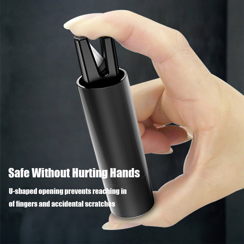 Ciocan de siguranță pentru mașină 2 în 1 Dispărător de geamuri de sticlă de urgență Dispozitiv de tăiere a centurii de siguranță pentru salvare a vieții Instrument de urgență pentru mașină