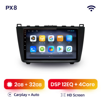 AWESAFE PX9s pentru Mazda 6 6(GH) Rui 2007 - 2015 Android Auto Radio Playere video auto CarPlay Android Auto GPS No 2 din 2din DVD