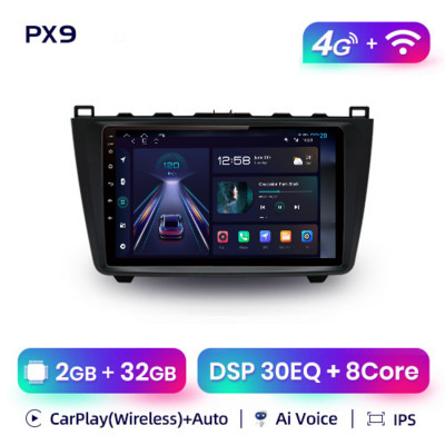 AWESAFE PX9s pentru Mazda 6 6(GH) Rui 2007 - 2015 Android Auto Radio Playere video auto CarPlay Android Auto GPS No 2 din 2din DVD