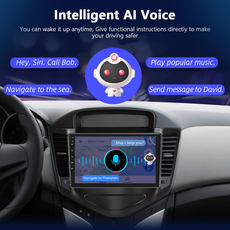 Carplay autoraadio Chevrolet Cruze J300 jaoks 2008–2012 Androidi multimeediumipleier 2din GPS Navigation Stereo Receiver Autoradio