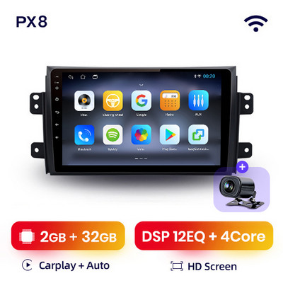 AWESAFE PX9 pentru Suzuki SX4 2006-2013 Fiat Sedici 2005-2014 Radio Auto Multimedia 2din Android Autoradio CarPlay Stereo