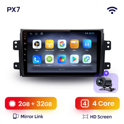 AWESAFE PX9 pentru Suzuki SX4 2006-2013 Fiat Sedici 2005-2014 Radio Auto Multimedia 2din Android Autoradio CarPlay Stereo
