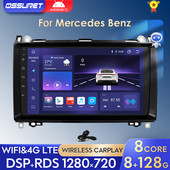 Radio stereo auto Android Audio Multimidia Player Navigație GPS pentru Mercedes Benz ABV-Class W169 W245 W639 W906 Sprinter 2006