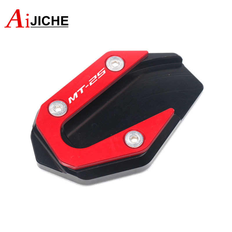 Pentru YAMAHA MT 03 25 YZF R3 R25 MT03 YZFR25 YZFR3 2014-2022 2021 Suport pentru motociclete Picior Suport lateral Extensie Placă de suport