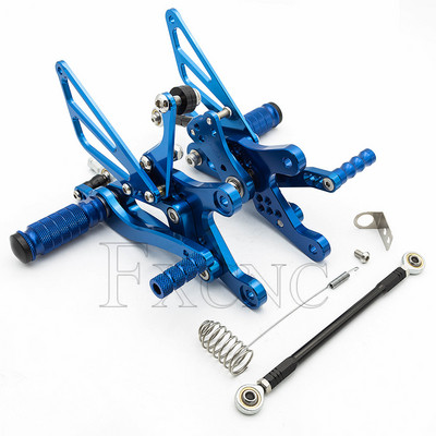 Suport pentru picioare, reglabil, din aluminiu, pentru suport pentru picioare pentru motociclete pentru YAMAHA YZF R1 2004-2006.