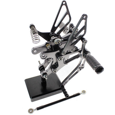 Suport pentru picioare, reglabil, din aluminiu, pentru suport pentru picioare pentru motociclete pentru YAMAHA YZF R1 2004-2006.