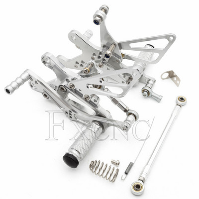 Suport pentru picioare, reglabil, din aluminiu, pentru suport pentru picioare pentru motociclete pentru YAMAHA YZF R1 2004-2006.