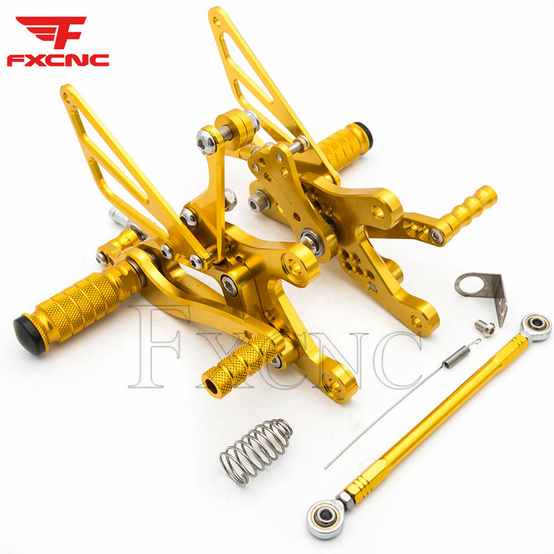 Suport pentru picioare, reglabil, din aluminiu, pentru suport pentru picioare pentru motociclete pentru YAMAHA YZF R1 2004-2006.