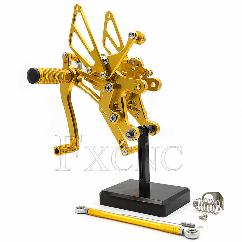 Suport pentru picioare, reglabil, din aluminiu, pentru suport pentru picioare pentru motociclete pentru YAMAHA YZF R1 2004-2006.