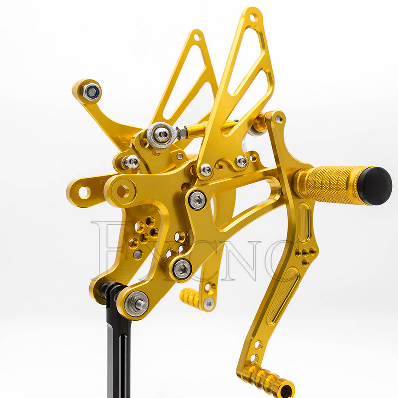 Suport pentru picioare, reglabil, din aluminiu, pentru suport pentru picioare pentru motociclete pentru YAMAHA YZF R1 2004-2006.