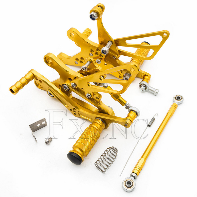 Suport pentru picioare, reglabil, din aluminiu, pentru suport pentru picioare pentru motociclete pentru YAMAHA YZF R1 2004-2006.