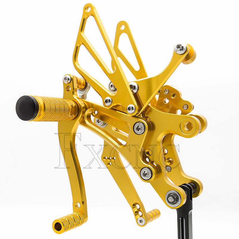 Suport pentru picioare, reglabil, din aluminiu, pentru suport pentru picioare pentru motociclete pentru YAMAHA YZF R1 2004-2006.