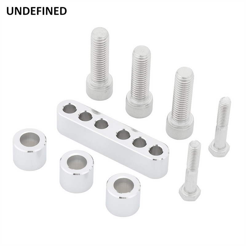 Kit distanțiere extensie planșeu față șofer 3/4" CNC pentru Harley Touring Street Glides Electra Glide Road King FLTR 1992-2008