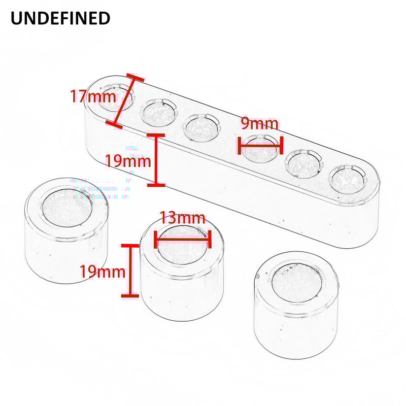 Kit distanțiere extensie planșeu față șofer 3/4" CNC pentru Harley Touring Street Glides Electra Glide Road King FLTR 1992-2008