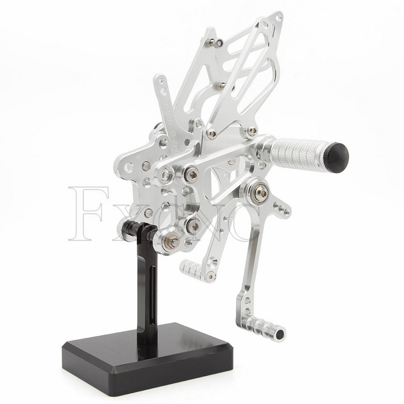 CNC aliuminio motociklo reguliuojamas kojos atramas, galinis komplektas, kojos kaiščiai, skirti HONDA CBR600RR CBR 600RR CBR 600 RR 2003-2006 05 04