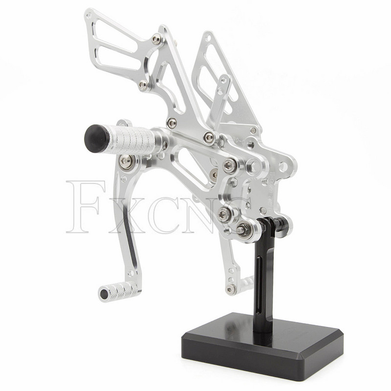 CNC aliuminio motociklo reguliuojamas kojos atramas, galinis komplektas, kojos kaiščiai, skirti HONDA CBR600RR CBR 600RR CBR 600 RR 2003-2006 05 04
