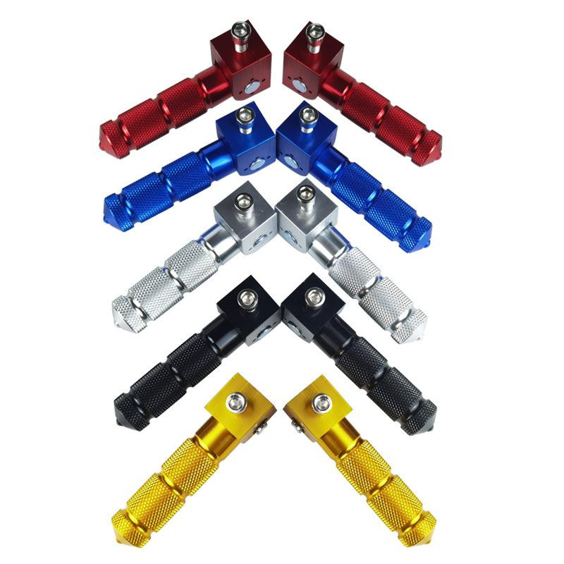 1 pereche de pedale de motocicletă suport pentru picioare 8 mm pedale universale pliabile pentru scuter Accesorii modificate pentru mașină electrică universală