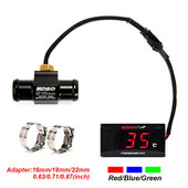 Motociklo KOSO vandens temperatūros matuoklio mini matuoklio termometras Moto Universal, skirtas XMAX300 CB400 MT 07 09 Sensor Scooter Racing