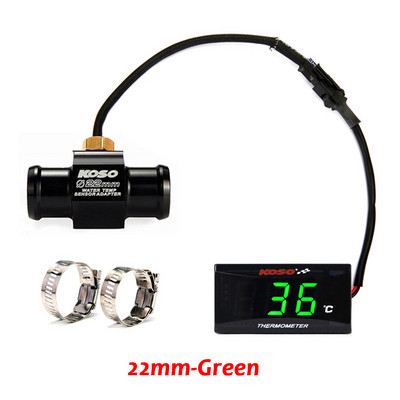 Motociklo KOSO vandens temperatūros matuoklio mini matuoklio termometras Moto Universal, skirtas XMAX300 CB400 MT 07 09 Sensor Scooter Racing