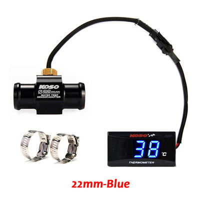 Motociklo KOSO vandens temperatūros matuoklio mini matuoklio termometras Moto Universal, skirtas XMAX300 CB400 MT 07 09 Sensor Scooter Racing
