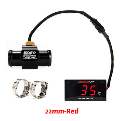 Motociklo KOSO vandens temperatūros matuoklio mini matuoklio termometras Moto Universal, skirtas XMAX300 CB400 MT 07 09 Sensor Scooter Racing
