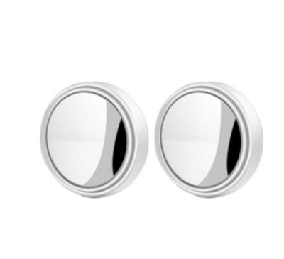 2 bucăți cadru rotund pentru mașină oglindă convexă pentru punct mort oglindă retrovizoare cu unghi larg reglabilă oglindă retrovizoare oglindă auxiliară siguranță la conducere