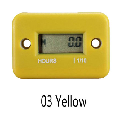 Contor de ore pentru motociclete cu temporizator de baterie Contor digital Cafe Racer Acumulator de temporizator de schi pentru motociclete Instrumente digitale de măsurare de lucru