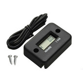 Motorkerékpár induktív digitális óramérő vízálló motor mérő óra üzemóra mérő LCD kijelző kerékpáros motorkerékpár ATV csónak Offroad számára