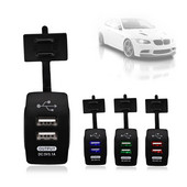 12-24V Dual USB Car Incarcator comutator basculant 5V 3.1A Incarcator auto universal pentru telefon mobil pentru masina motociclete masina electrica barca