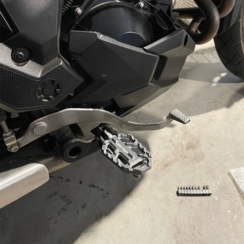 Νέο Footpeg Versys 650 Foot Pegs Pedals Foot Rest Fit for Kawasaki Versys 650 Versys 1000 X300 Enlarged Pedal 2015-2020