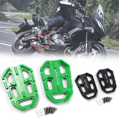Naujas Footpeg Versys 650 Kojos atrama Kojos Kaišteliai Pedalai Pėdų atrama Tinka Kawasaki Versys 650 Versys 1000 X300 Padidintas pedalas 2015-2020 m.