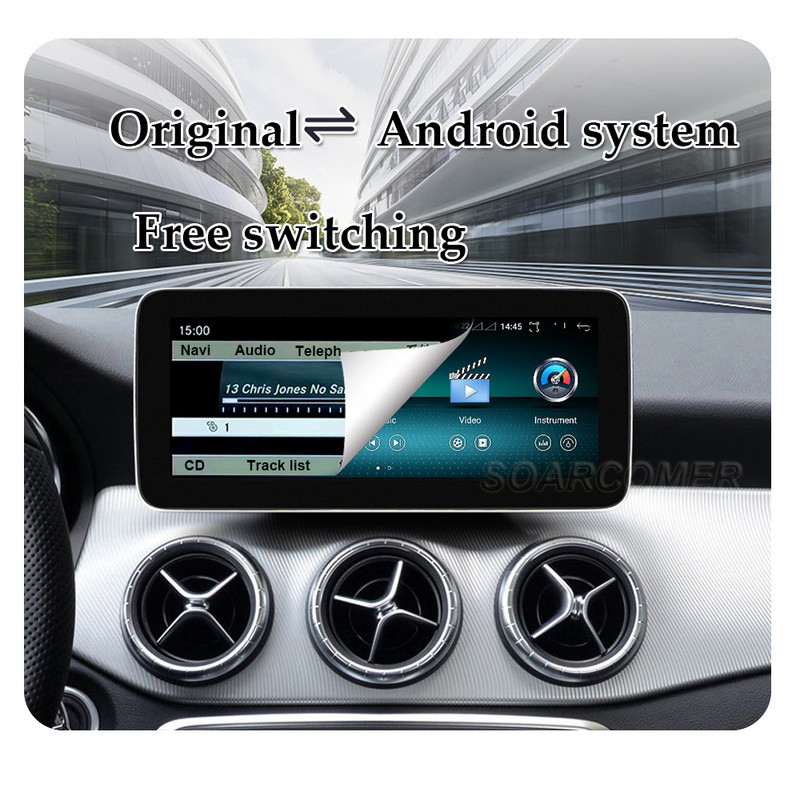 12.3" Carplay 1920*720P IPS Android 12 Auto Multimedia Player Navigație auto Bluetooth pentru Mercedes Benz Clasa C W204 2011 -2014