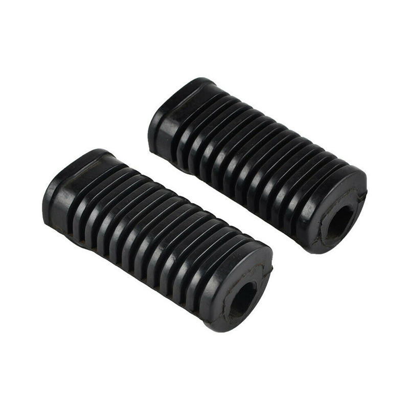 1 pereche de suporturi pentru picioare pentru motociclete, pedale din cauciuc negru pentru Honda CL90 1967-1969/1969-1979 Honda CT90 K1-79 Suport pentru picioare pentru motociclete