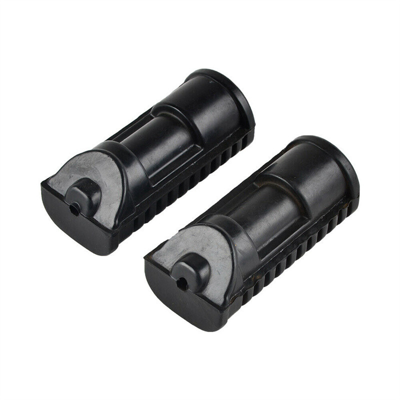 1 pereche de suporturi pentru picioare pentru motociclete, pedale din cauciuc negru pentru Honda CL90 1967-1969/1969-1979 Honda CT90 K1-79 Suport pentru picioare pentru motociclete