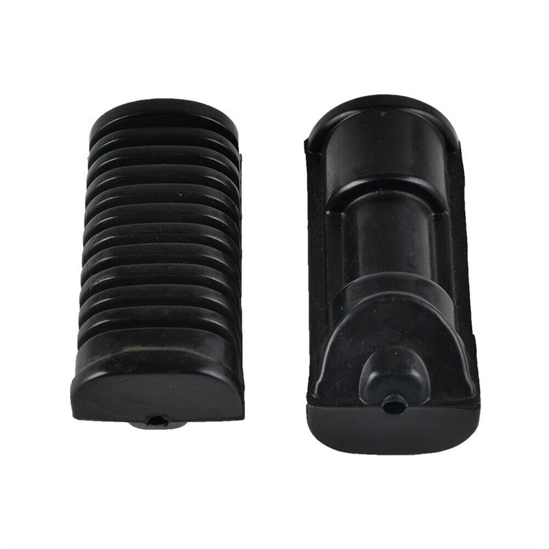 1 pereche de suporturi pentru picioare pentru motociclete, pedale din cauciuc negru pentru Honda CL90 1967-1969/1969-1979 Honda CT90 K1-79 Suport pentru picioare pentru motociclete