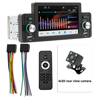5-tolline autoraadio 1 Din CarPlay Android Auto multimeediumipleier Bluetooth MirrorLink FM-vastuvõtja Volkswagen Nissan Toyo jaoks