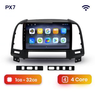 Autorádio AWESAFE PX9s pre Hyundai CFe 2007 2006 - 2012 s Androidom, prehrávače videa, CarPlay, Android Auto GPS, 2 DIN, 2 DIN DVD