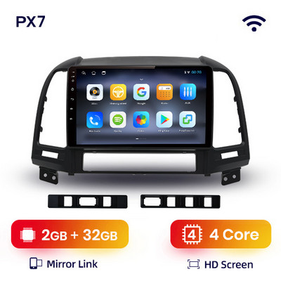 Autorádio AWESAFE PX9s pre Hyundai CFe 2007 2006 - 2012 s Androidom, prehrávače videa, CarPlay, Android Auto GPS, 2 DIN, 2 DIN DVD