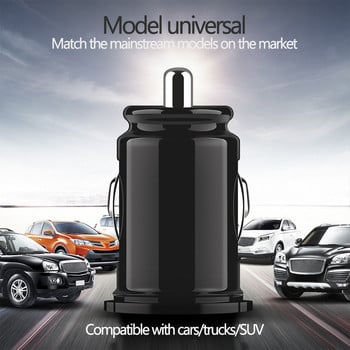 2.4A Car Truck Dual 2 Port USB Mini Charger Adapter Universal Mobile Phone GPS DVR Camera Charger For Iphone11 X Huawei Samsung