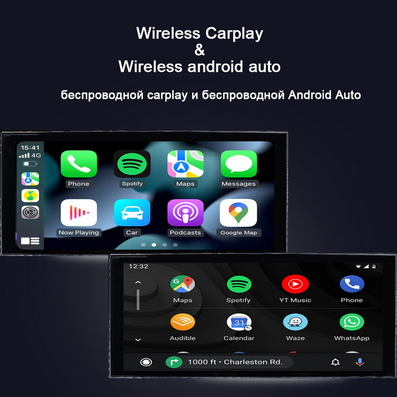 QLED 1920*720 Carplay 12.3" Android 12.0 8GB+128GB Auto DVD Player GPS WIFI Radio pentru Toyota Land Cruiser Prado 150 2018 - 2022