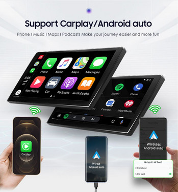 2din Octa Core Carplay Android 12 UIS7862S για Toyota RAV4 RAV 4 Ραδιόφωνο αυτοκινήτου Συσκευή αναπαραγωγής πολυμέσων Πλοήγηση GPS Bluetooth RDS DSP 4G
