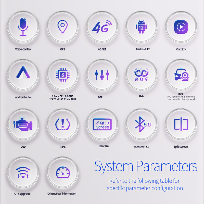 2din Octa Core Carplay Android 12 UIS7862S autorádio multimediálny prehrávač GPS navigácia Bluetooth RDS DSP 4G pre Toyota RAV4