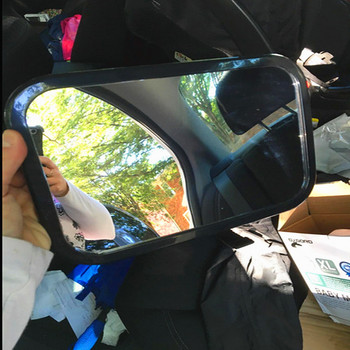Регулируемо широко огледало за задна седалка на кола Бебешко/детско столче Безопасно огледало за кола Монитор Облегалка за глава Висококачествен интериорен стил на автомобила