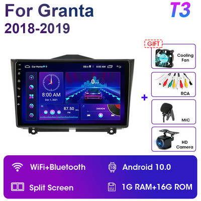 2 Din Android 11 Radio Stereo Auto Multimedia Player Video pentru LADA BA3 Granta Cross 2018 2019 Navigare GPS Carplay autoradio