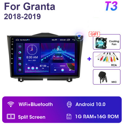 2 Din Android 11 Radio Stereo Auto Multimedia Player Video pentru LADA BA3 Granta Cross 2018 2019 Navigare GPS Carplay autoradio
