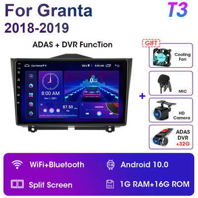 2 Din Android 11 Radio Stereo Auto Multimedia Player Video pentru LADA BA3 Granta Cross 2018 2019 Navigare GPS Carplay autoradio