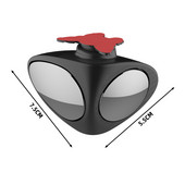 Oglindă retrovizoare pentru mașină Oglindă roată din față Oglindă auxiliară rotativă la 360 de grade Oglindă convexă Oglindă inversoară Siguranță