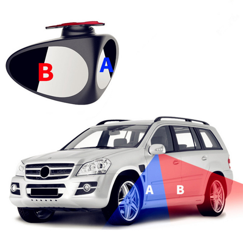 Oglindă retrovizoare pentru mașină Oglindă roată din față Oglindă auxiliară rotativă la 360 de grade Oglindă convexă Oglindă inversoară Siguranță