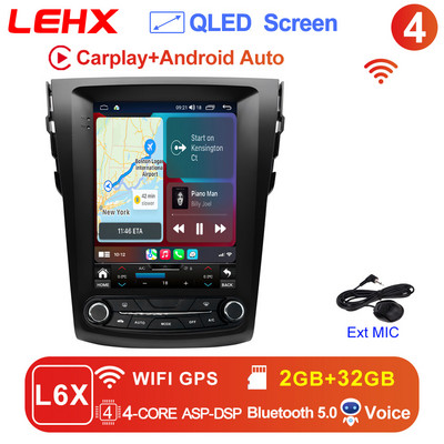 LEHX L6 Pro 2Din Android 11 Autoradio Multimedia Video pentru Toyota RAV4 Rav 4 2005-2013 Navigație Carplay GPS Stereo Tesla 9.7"